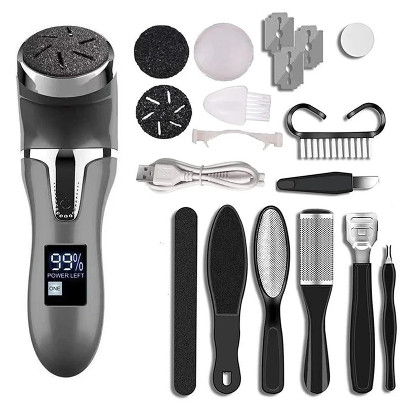 Callus Remover For Feet Portable Pedicure Kit Waterproof