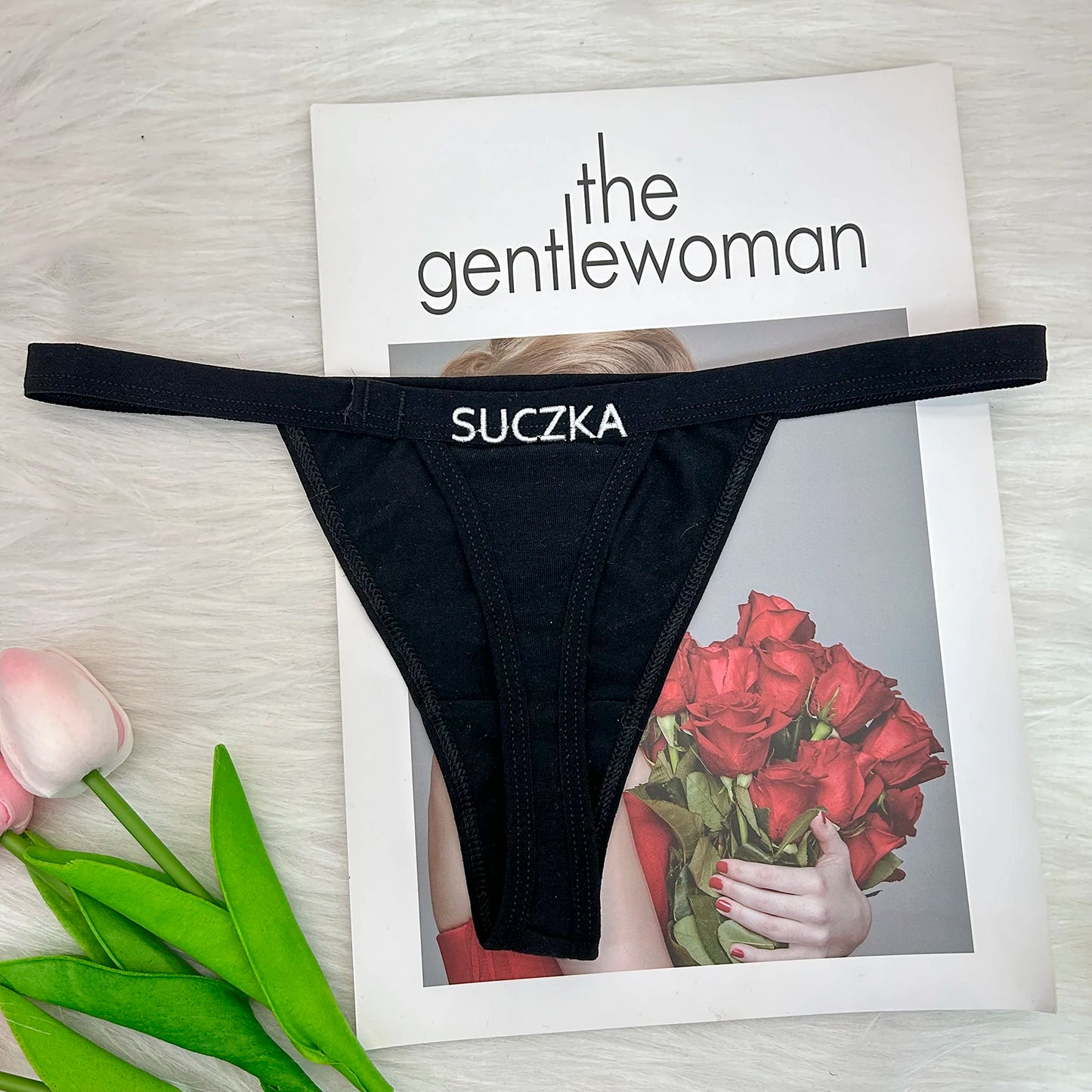Custom Thong With Embroideried Name Personalized Underwear with His Name Panties Underwear Briefs Lingerie G-string Thongs