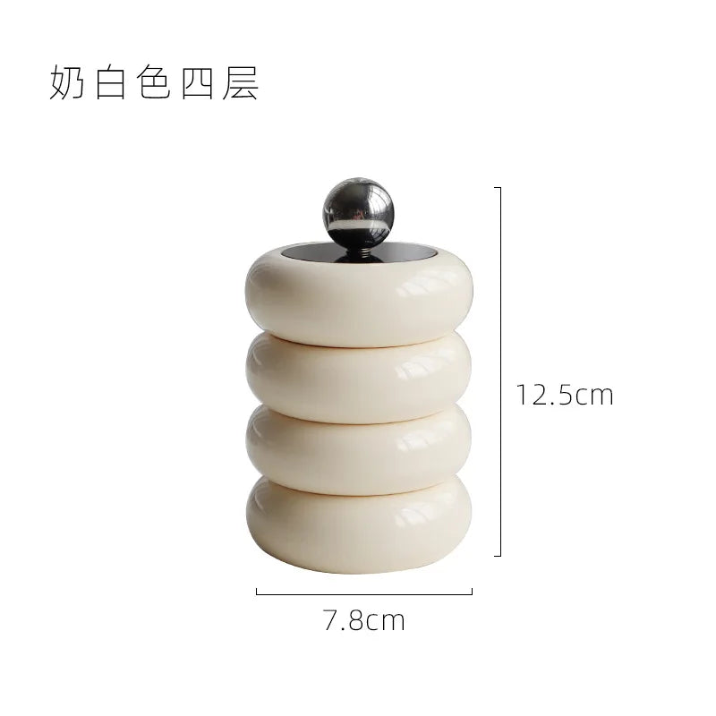 European Style Storage Cosmetic Cotton Swab Box