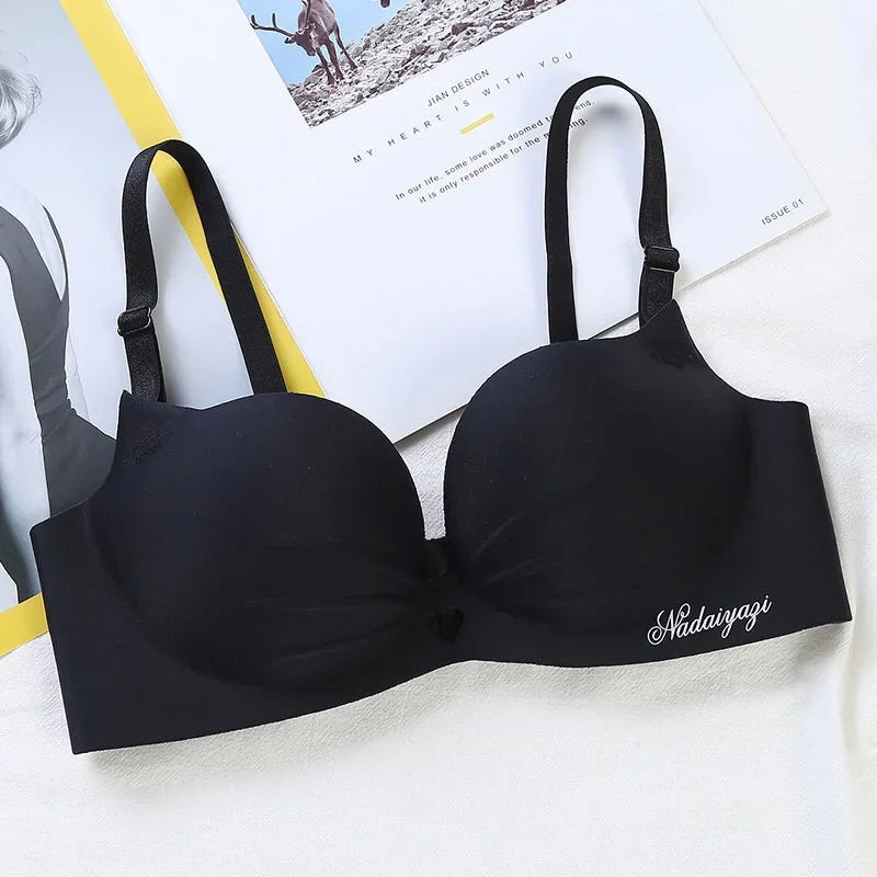 Cute Bralette for Women Underwear Push Up Lingerie Set Wire Free Bra and Panty Set Comfortable Intimates Ropa Interior Femenina