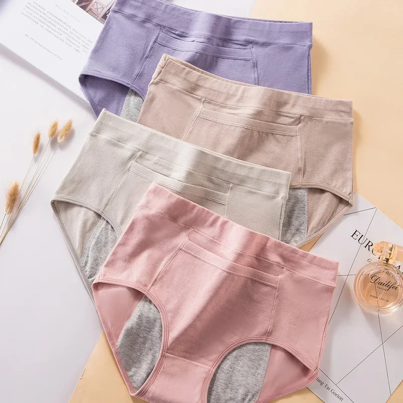 High-Waisted Oversized Physiological Cotton