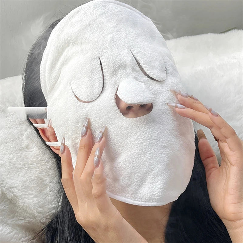 Skin Care Mask Cotton Hot Compress Towel Wet Compress Steamed Face