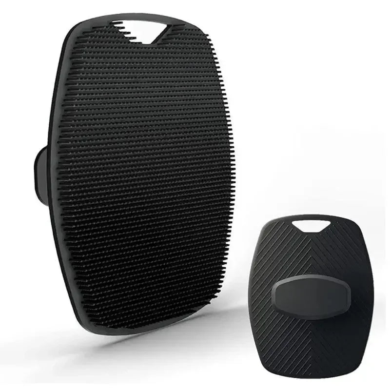 Soft Silicone Exfoliating Brush Cleanser Manual Body Cleansing Scrubber