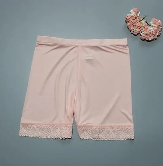 1PC 50% Silk 50% Viscose Slip shorts leggings boyshorts Under Dress Petti pants undershorts Panties Lingerie underwear SS361