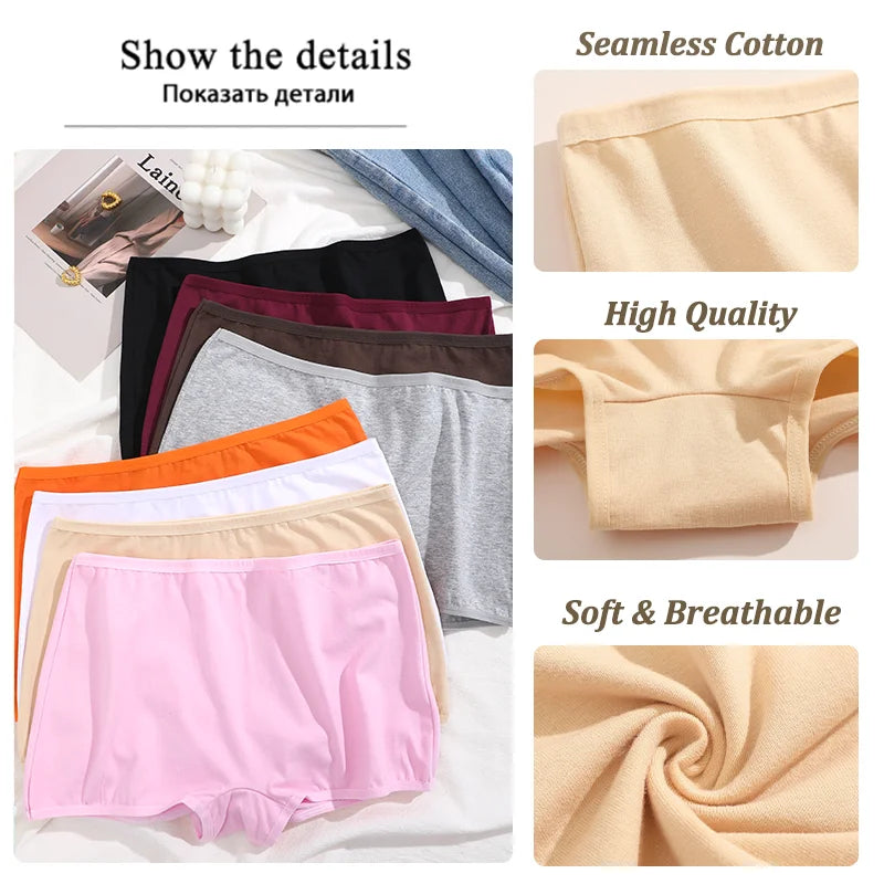 Cotton Seamless Sports Boxers Underwear