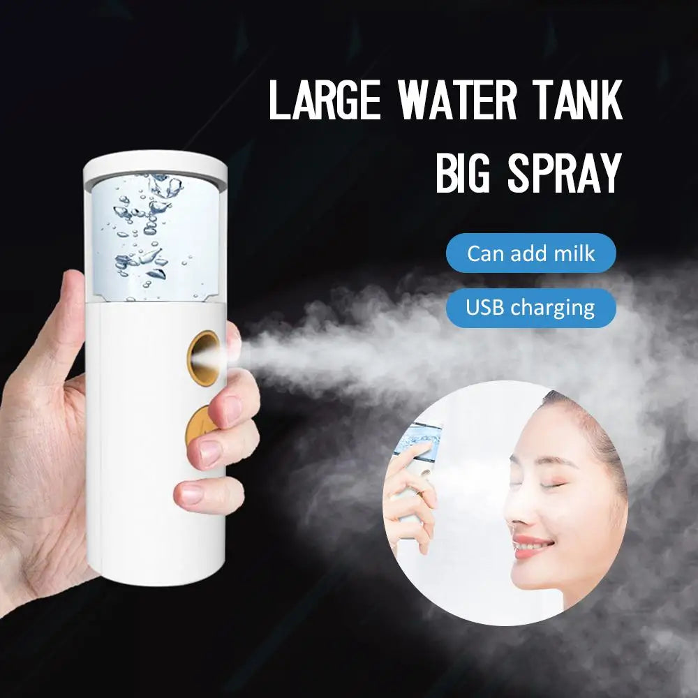 Nano Mist Facial Sprayer USB Nebulizer Face Moisturizer