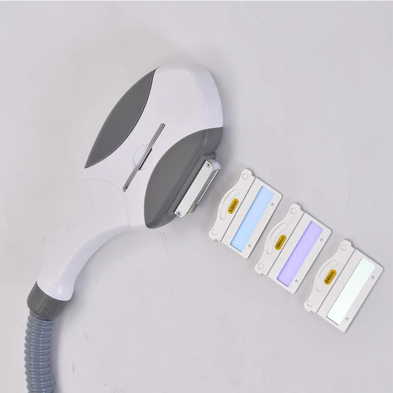 Beauty Laser hair removal equipment, accessory with 3-wavelength diode handle