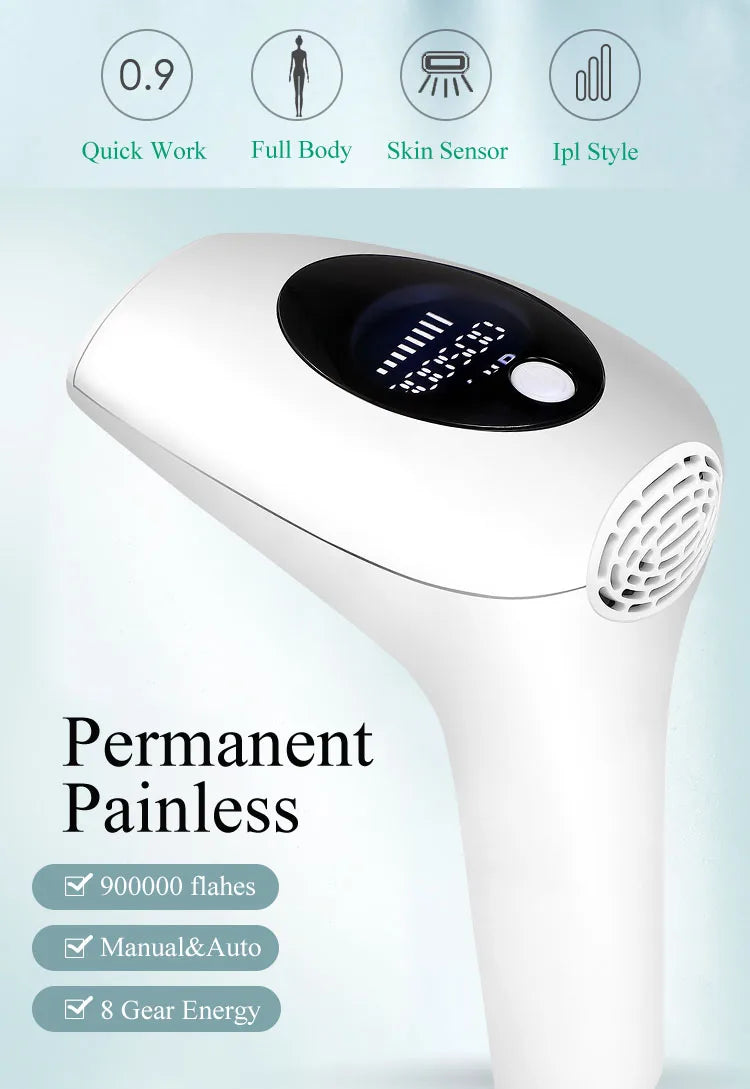 Professional Permanent Laser Depilator IPL Hair Removal For Whole Body, Depilator Remover Permanent Women Home Use Devices