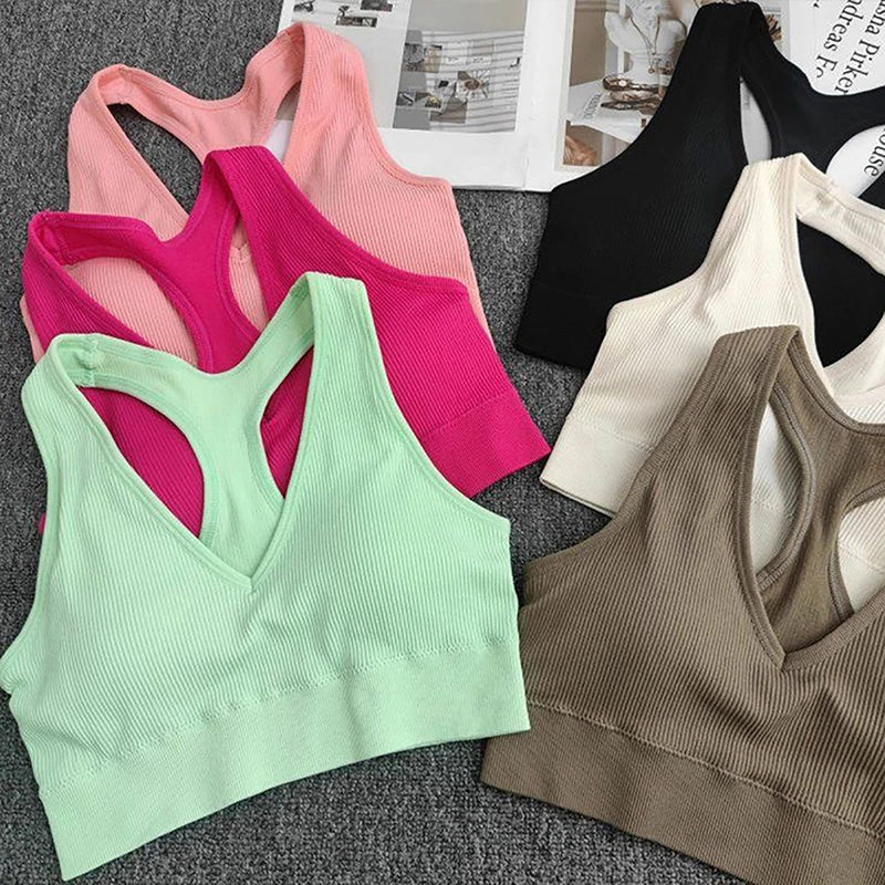 Women Sports Bra Top Push Up