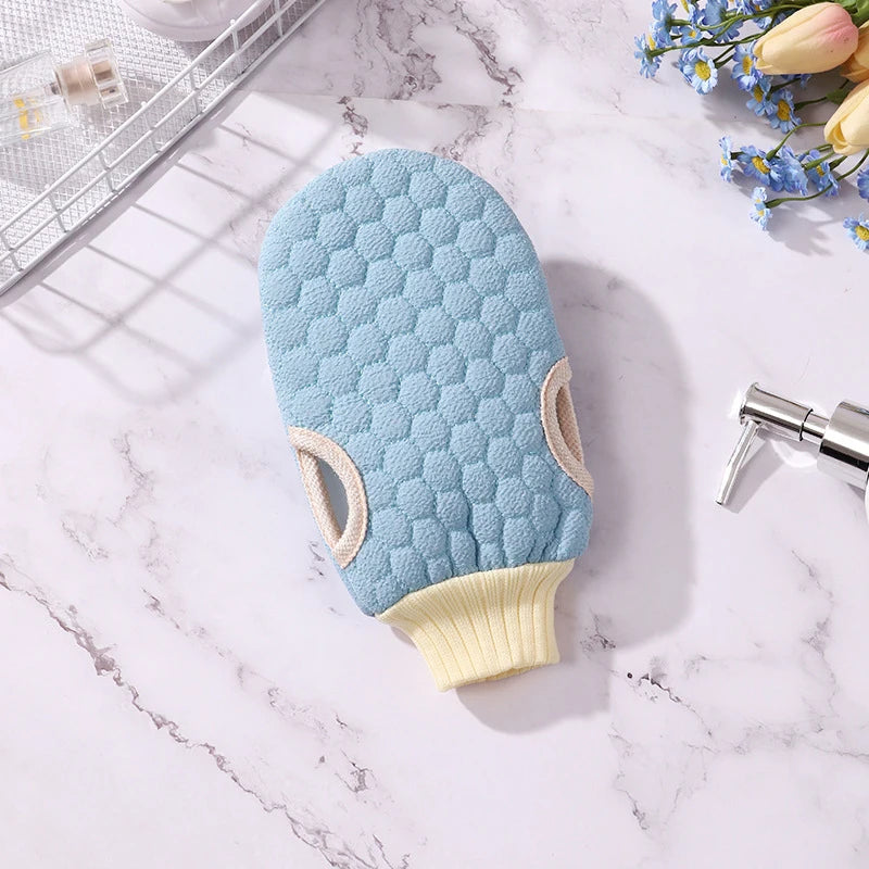 Double-sided Bath Glove Honeycomb Towel Skin Exfoliating Scrubber Brush