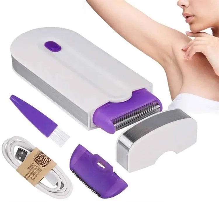 Electric Epilator Electric Shaver Razor Mini Rechargeable Removes Painless Hair Removal Facial Epilator for Facial Body