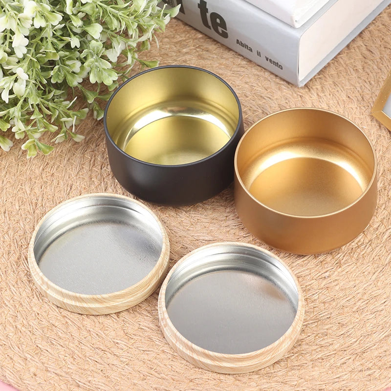 Tins Empty Storage Box for DIY Salves Skin Care Beauty