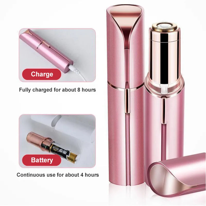 Eyebrow Trimmer Epilator Facial Lipstick Shape Hair Removal