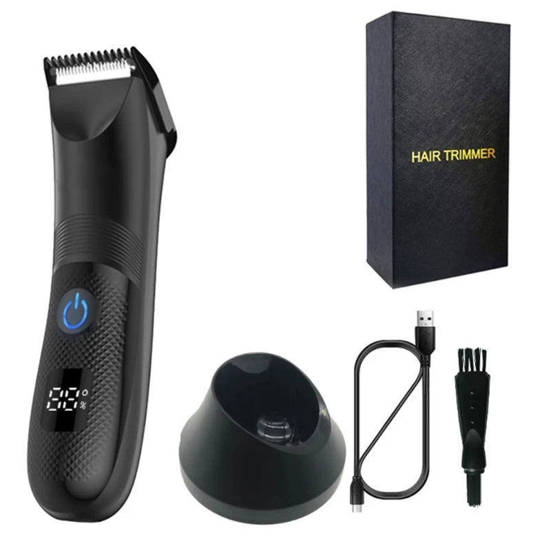 Body Grooming Electric Intimate Shaver for Men Intimate Hair Trimmer for Groin Area & Pubic Hair Waterproof Drop Shipping