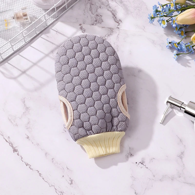 Double-sided Bath Glove Honeycomb Towel Skin Exfoliating Scrubber Brush