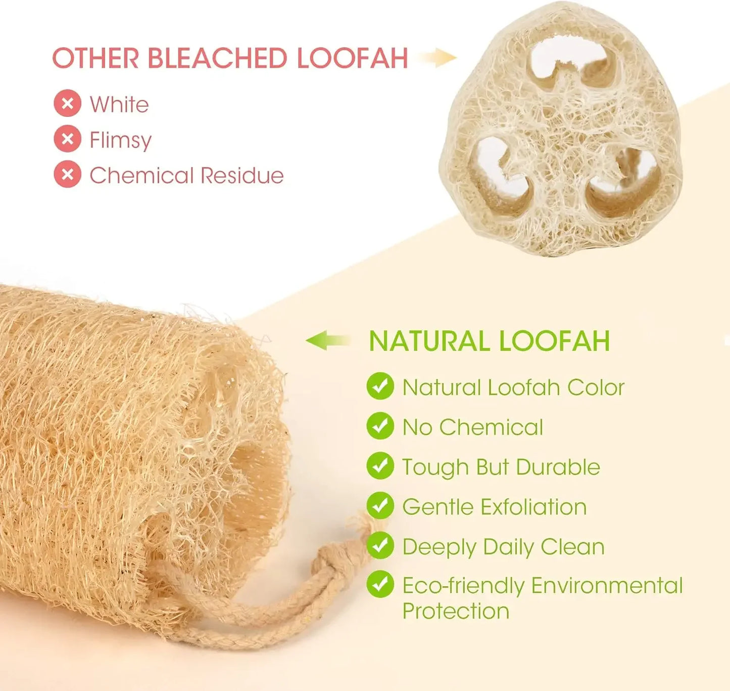 Luffa Body Sponge for SPA Beauty Skin Care about 30-40cm