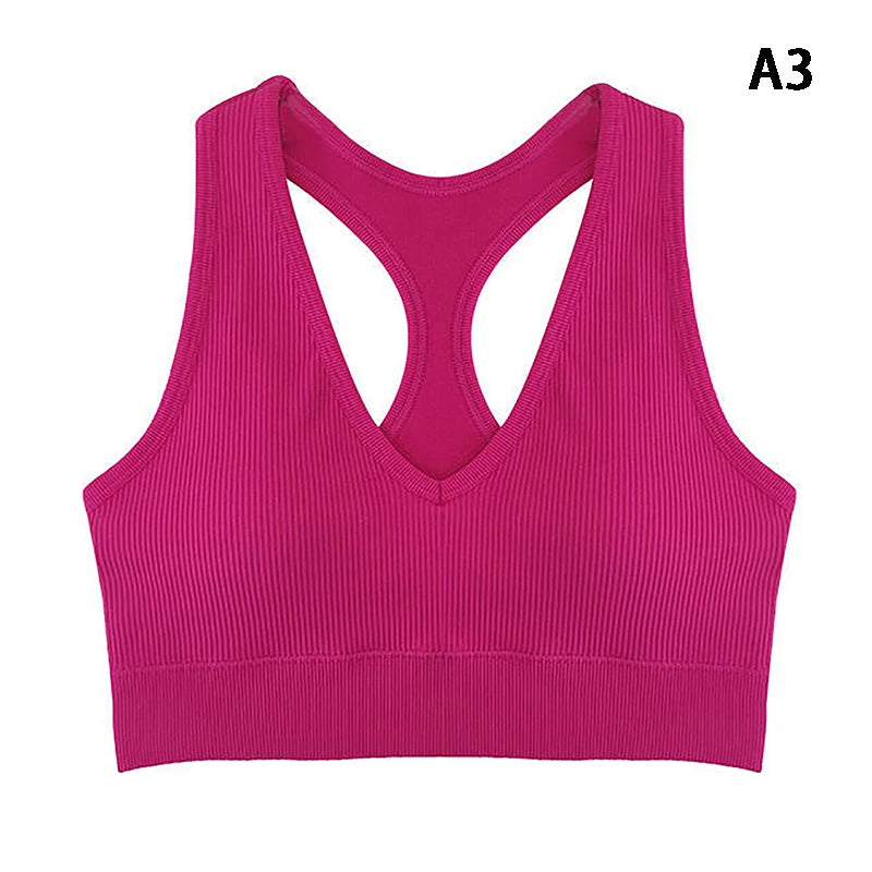 Women Sports Bra Top Push Up