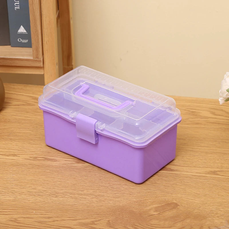 3 Layers Large Capacity Storage Makeup Box