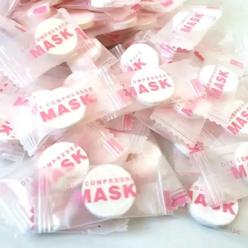 30/50 Pcs Disposable Compressed Mask Skin Care Portable Travel Non-woven