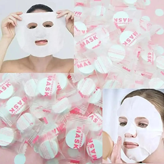 30/50 Pcs Disposable Compressed Mask Skin Care Portable Travel Non-woven