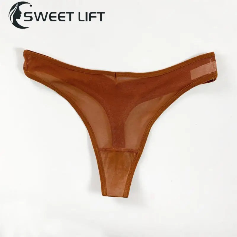 Womens Underwear Low Wholesale Price Tempting Womens Low Waist Panties Low Womens Thongs Cross-border Wholesale Plus Size