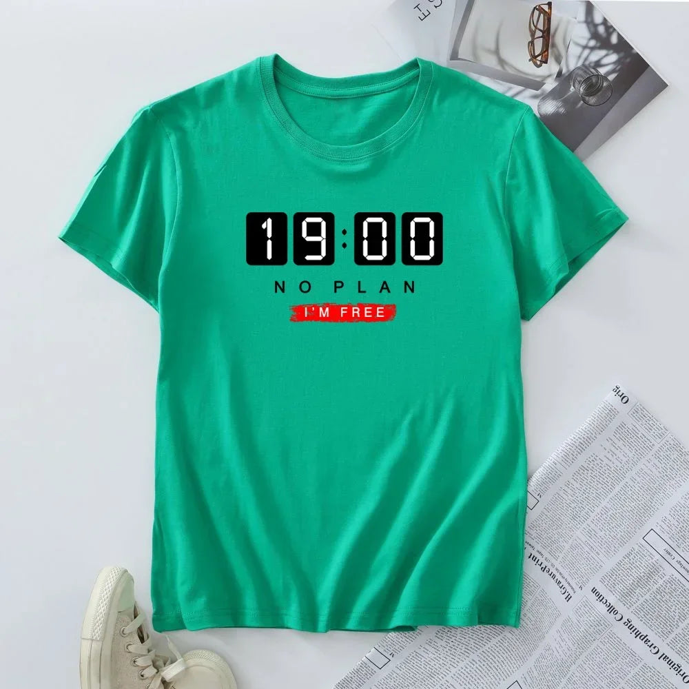 Plus Size Women T-shirt Fashion Tee Shirts Summer Female Tops Women's Short Sleeve Tshirt Harajuku Woman Clothing