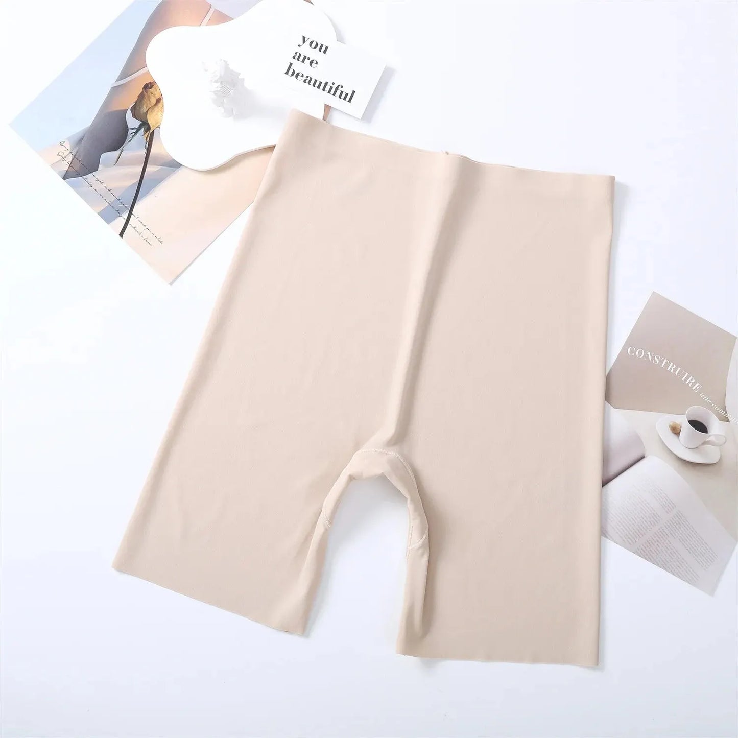 Tummy Control Hip Lift Ice Silk Safety Pants Sports