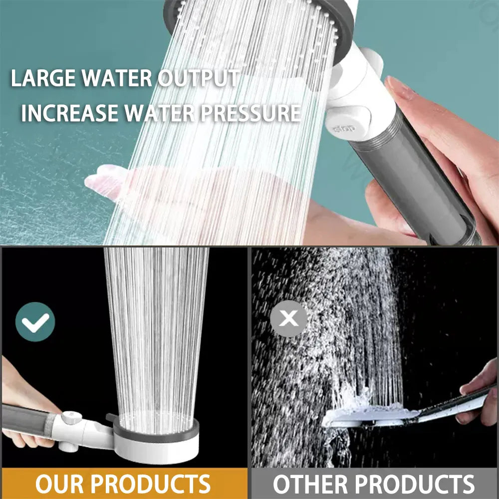 10 Mode Filter Shower Head Adjustable High Pressure