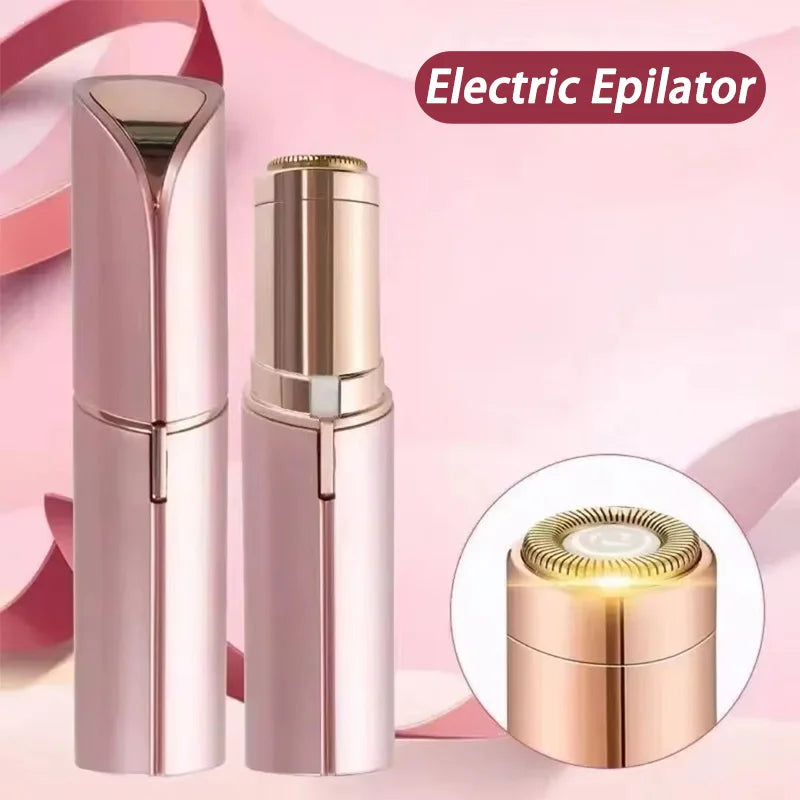 Portable Lipstick Shaped Women Electric Epilator Eyebrow Trimmer Painless Effective Facial Hair Removal Shaver Small Epilator