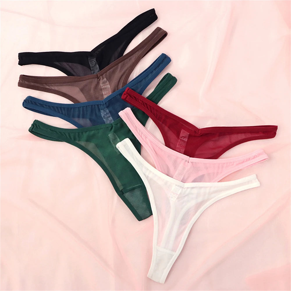 Womens Underwear Low Wholesale Price Tempting Womens Low Waist Panties Low Womens Thongs Cross-border Wholesale Plus Size