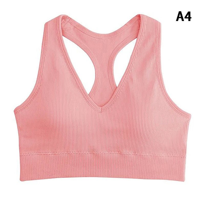 Women Sports Bra Top Push Up